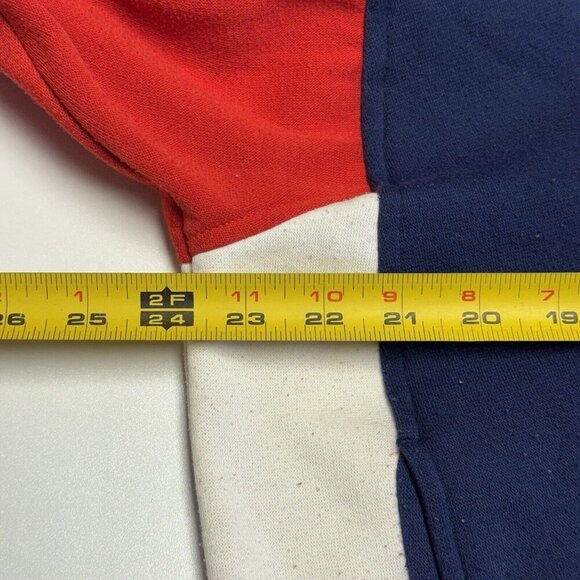 Vintage 80s Nike Sweatshirt Mens Large Red Full Zip Fleece Sportswear - Picture 16 of 16